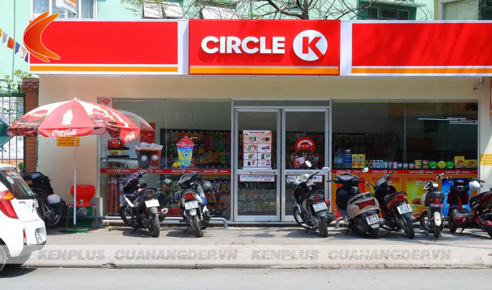 Mẫu thiết kế cửa hàng tiện lợi CIRCLE K