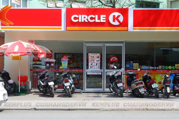 Mẫu thiết kế cửa hàng tiện lợi CIRCLE K