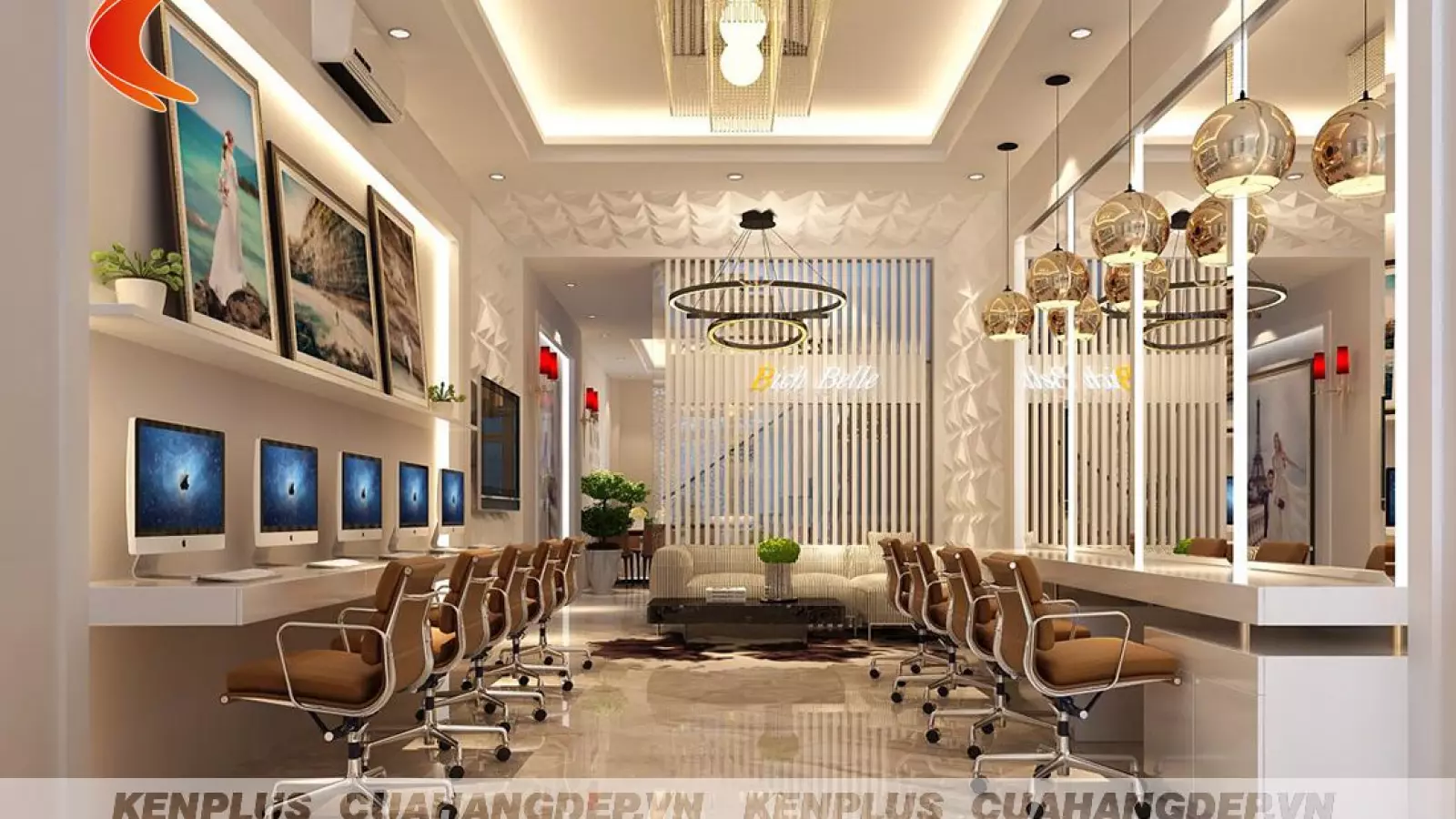 Thiết kế ảnh viện áo cưới BICH BELLE STUDIO tại Hưng Yên