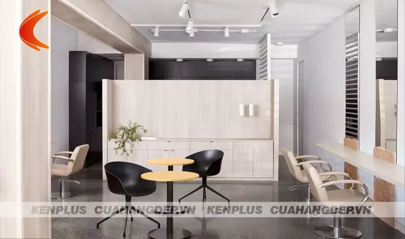 Mách bạn cách thiết kế salon tóc nhỏ tối ưu không gian