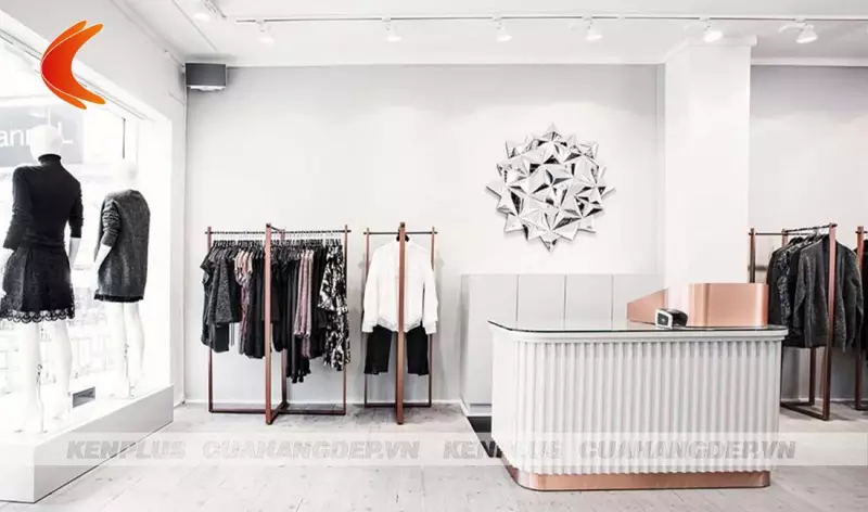 Thiết kế shop thời trang nữ - "kết" từ cái nhìn đầu tiên