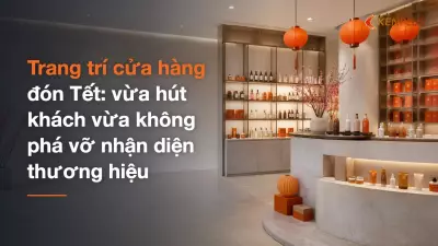 Trang trí cửa hàng đón Tết: vừa hút khách vừa không phá vỡ nhận diện thương hiệu