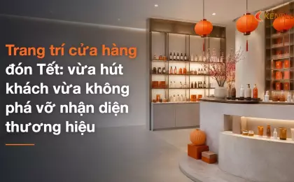 Trang trí cửa hàng đón Tết: vừa hút khách vừa không phá vỡ nhận diện thương hiệu