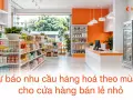 Dự báo nhu cầu hàng hoá theo mùa vụ cho cửa hàng bán lẻ nhỏ