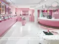 Ý tưởng thiết kế cửa hàng mỹ phẩm đơn giản