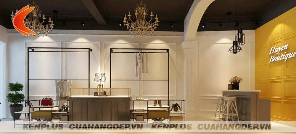 Thiết kế shop thời trang Huyền Boutique Hàng Bông
