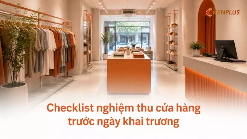 Checklist nghiệm thu cửa hàng trước ngày khai trương