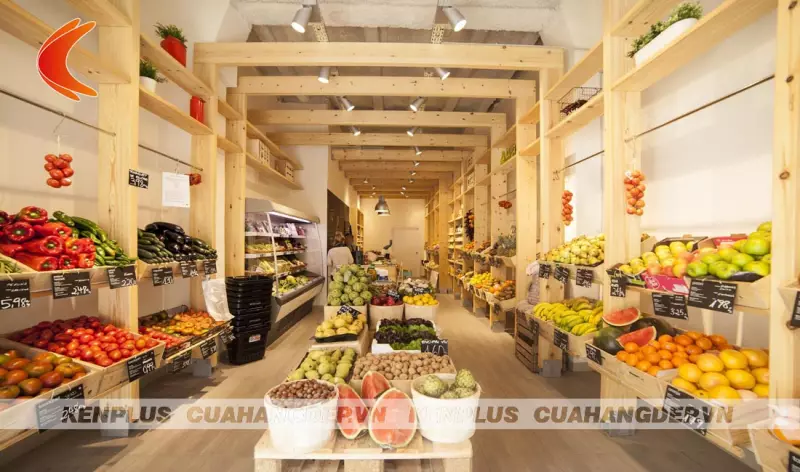 Tuyệt chiêu thiết kế cửa hàng hoa quả đẹp