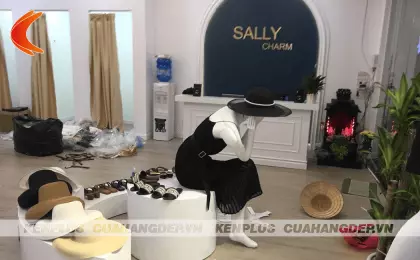 Thi công shop thời trang nữ Sally Charm – Quá trình lột xác đáng kinh ngạc