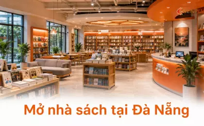 Mở nhà sách tại Đà Nẵng: chi phí thiết kế và thi công cần biết