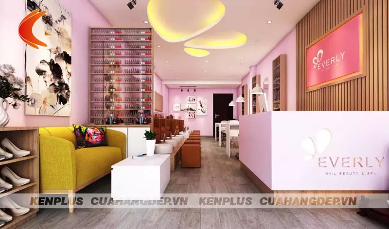Thiết kế spa nail mi - xu hướng đa dạng các dịch vụ