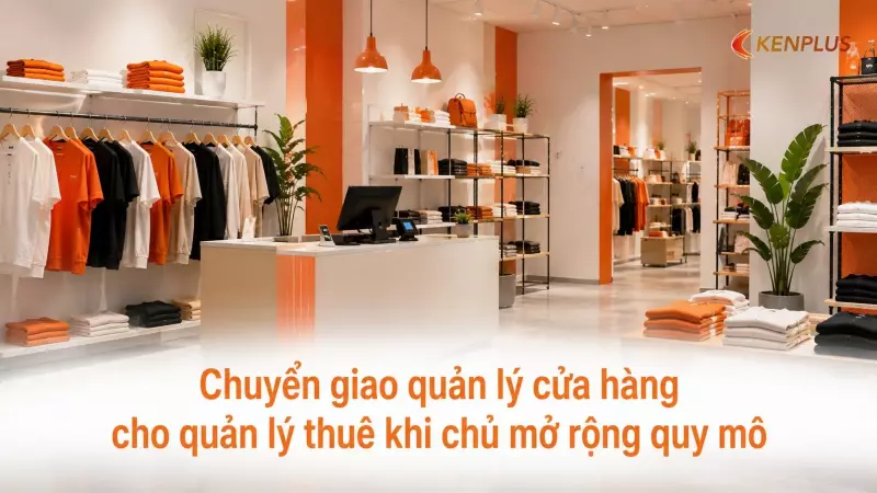 Chuyển giao quản lý cửa hàng cho quản lý thuê khi chủ mở rộng quy mô