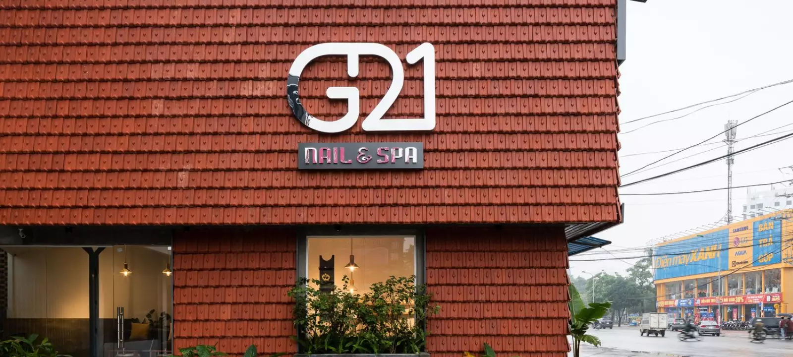 Mẫu thiết kế cửa hàng spa G21