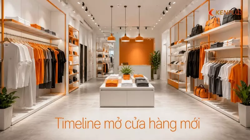Timeline mở cửa hàng mới: từ ký hợp đồng mặt bằng đến ngày khai trương mất bao lâu