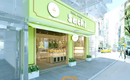 Mẫu thiết kế tiệm bánh Sachi dễ thương