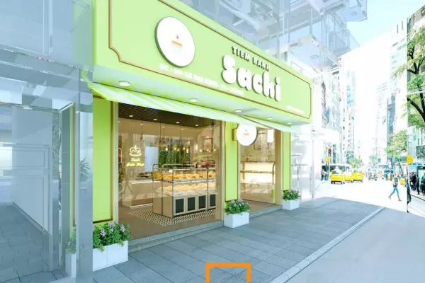 Mẫu thiết kế tiệm bánh Sachi dễ thương