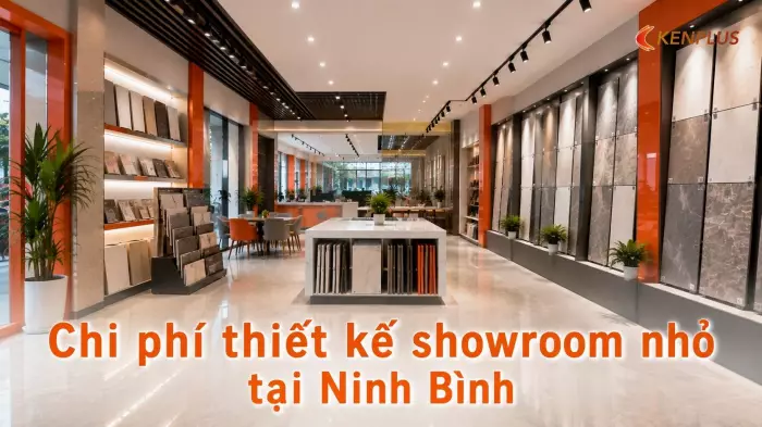 Chi phí thiết kế showroom nhỏ tại Ninh Bình: breakdown theo m²