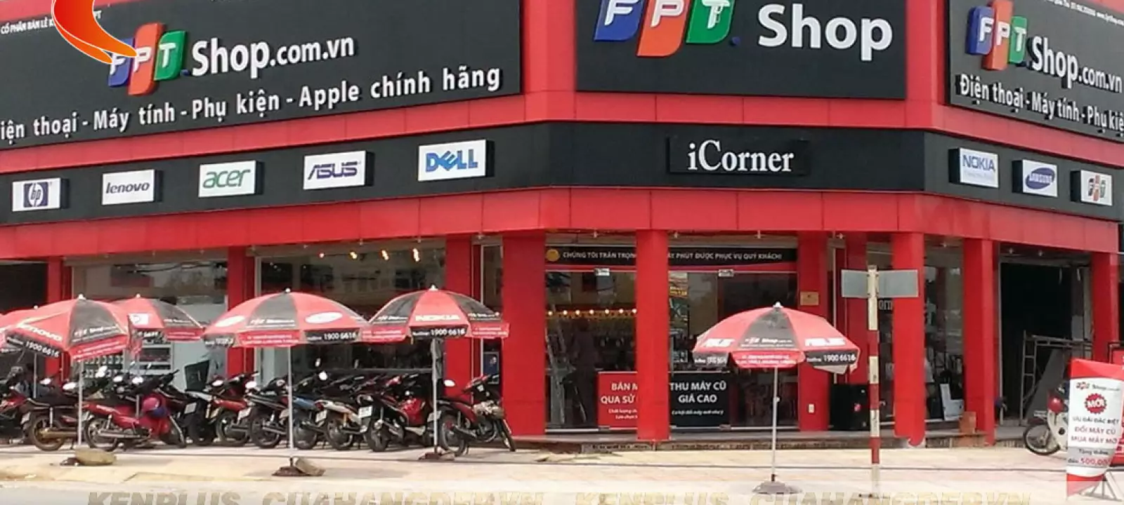 Mẫu thiết kế shop FPT - chuyên điện thoại, máy tính, phụ kiện