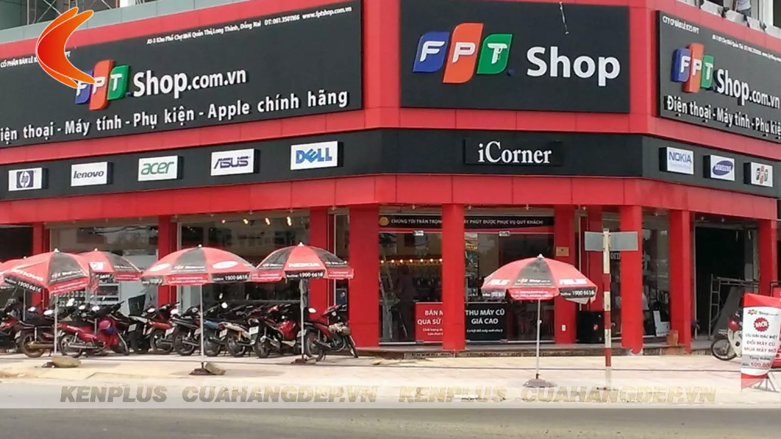 Mẫu thiết kế shop FPT - chuyên điện thoại, máy tính, phụ kiện