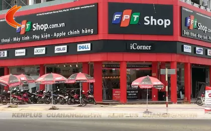 Mẫu thiết kế shop FPT - chuyên điện thoại, máy tính, phụ kiện