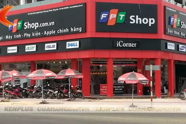 Mẫu thiết kế shop FPT - chuyên điện thoại, máy tính, phụ kiện