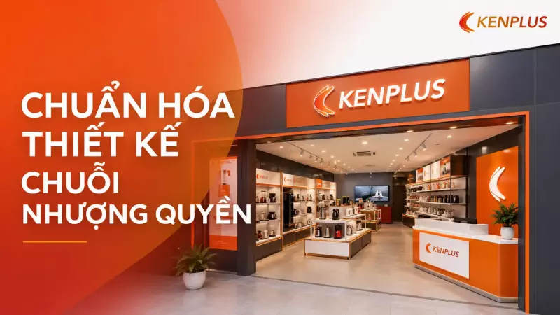 Chuỗi cửa hàng nhượng quyền: chuẩn hoá thiết kế ra sao để giữ bản sắc thương hiệu
